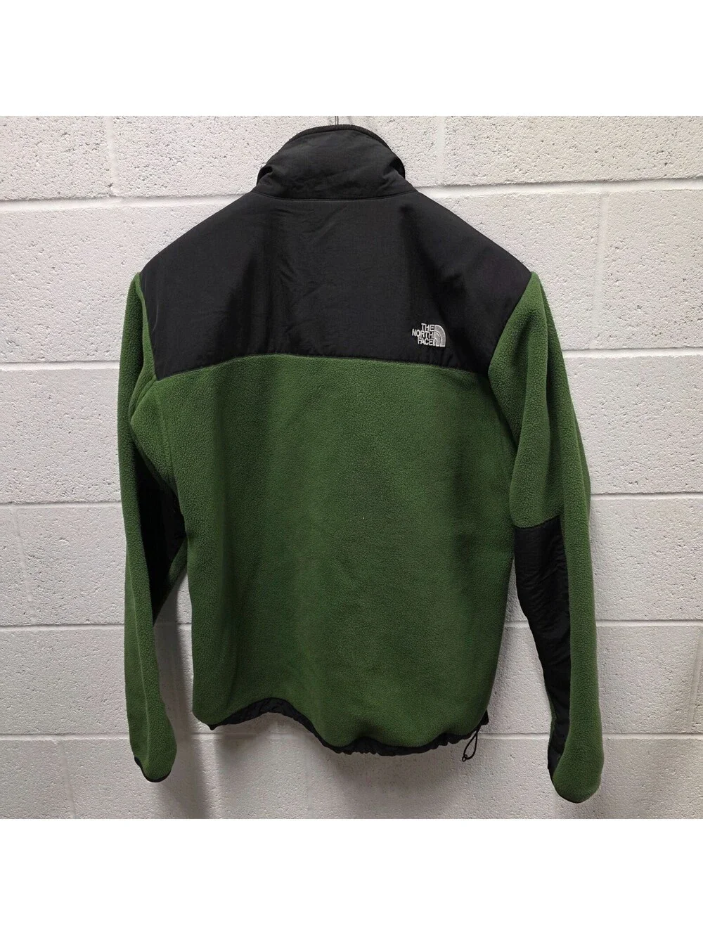 The North Face Jacket Men's Denali Hoodie Polartec Green Full Zip Hooded 24x31 M